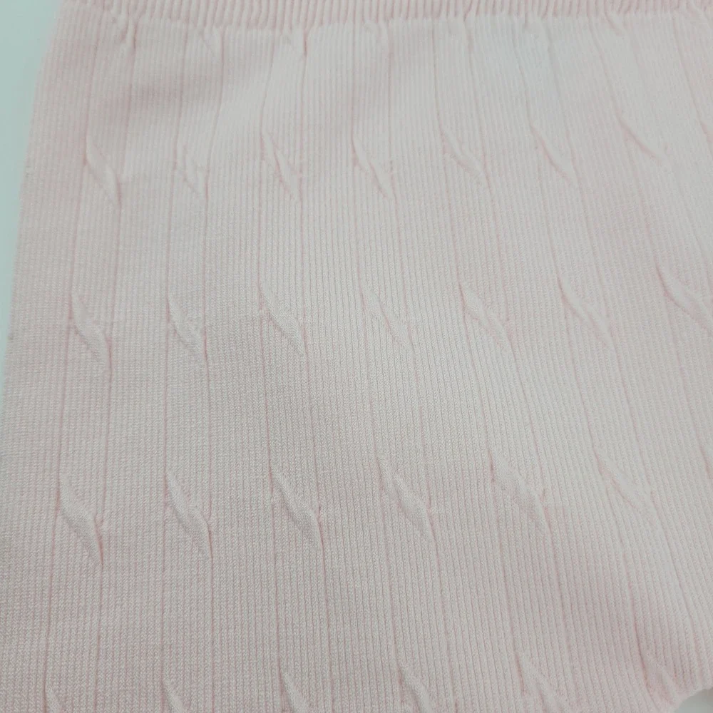 Epic Threads Girls Size 6 School Winter Pink Cable Knit Fleece Leggings Ribbed